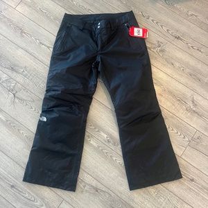 North Face Women's Black Sally Ski Pant Size Large/Short